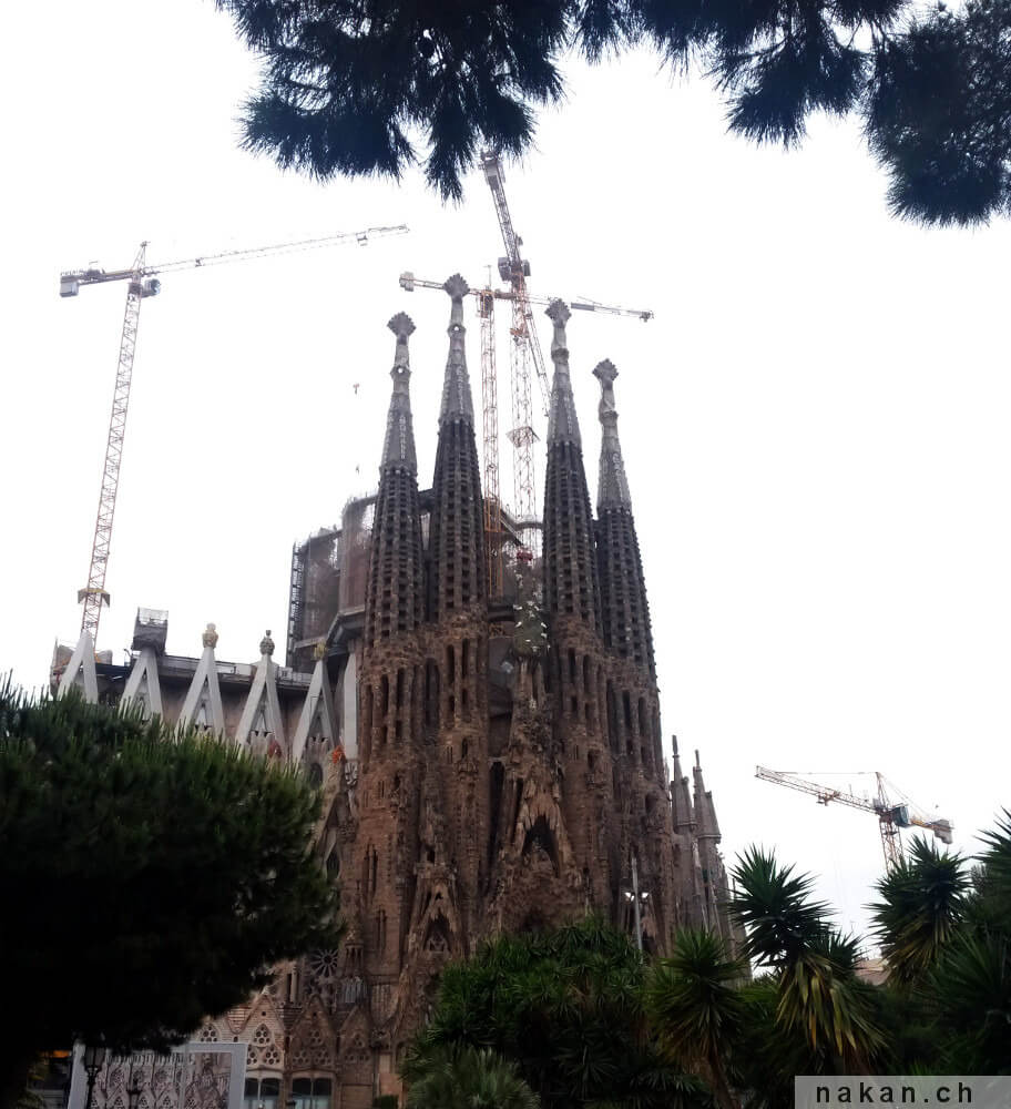 Une sortie course à pied à la Sagrada Familia, Barcelone