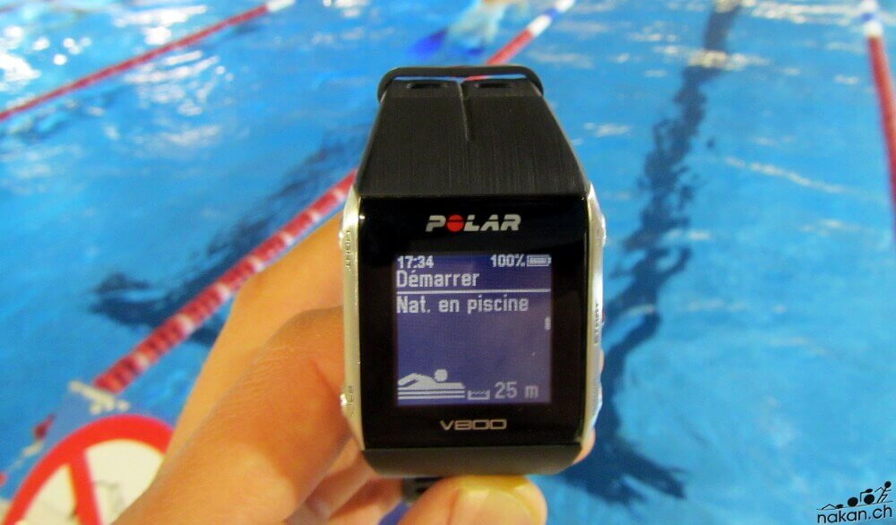 Nager en piscine avec la Polar V800: tout savoir sur le firmware 1.2