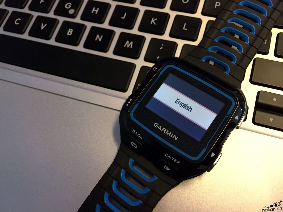 Problème de langue sur les Forerunner de Garmin: la solution