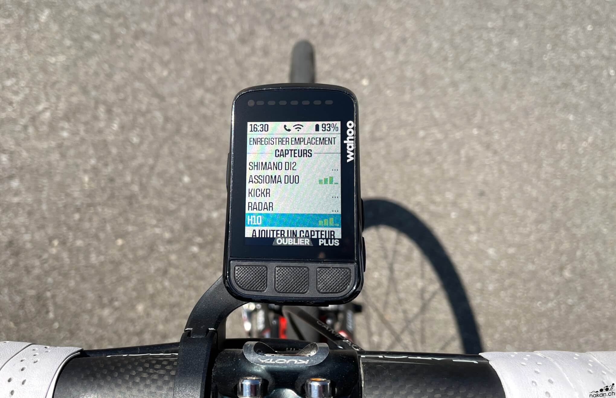 Des protocoles standards, même sur mon vélo