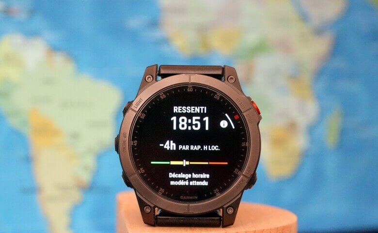 Tout savoir sur le JetLag Advisor (décalage horaire) des montres Garmin