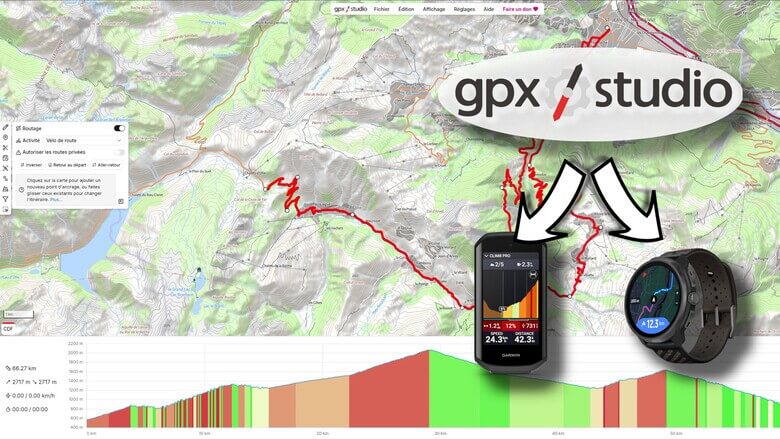 GPX Studio: le créateur d&rsquo;itinéraires presque parfait!